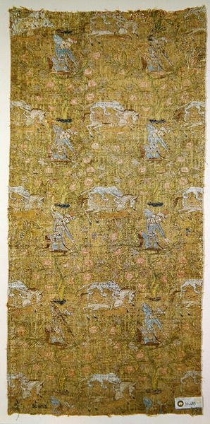Tapestry Depicting a Hunting Scene, Safavid Dynasty by Persian School